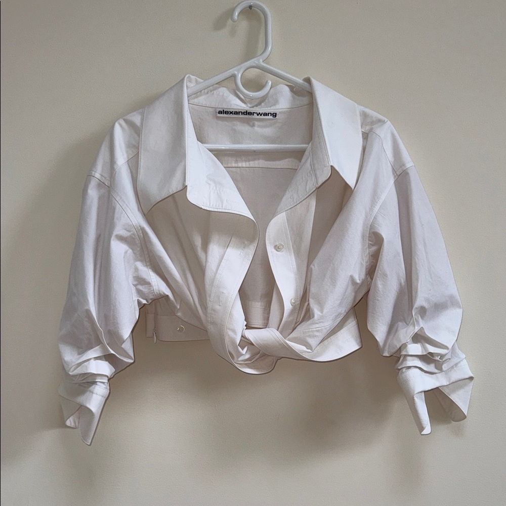 Alexander Wang White Button Down Shirt